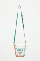 Casablanca Perforated Leather Logo Bag
