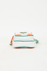 Casablanca Perforated Leather Logo Bag