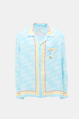 Casablanca Silk Graphic Shirt