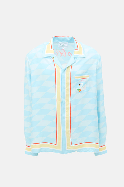 Casablanca Silk Graphic Shirt