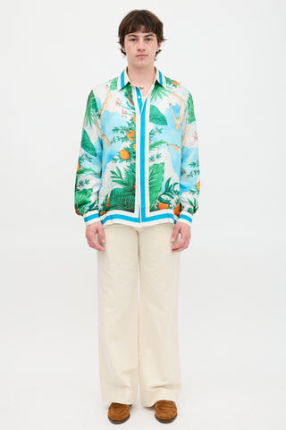 Casablanca Silk Printed Shirt