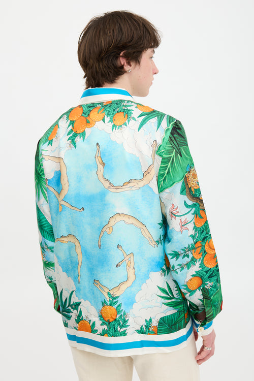 Casablanca Silk Printed Shirt