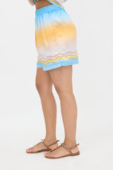 Casablanca Silk Satin La Danse Shorts