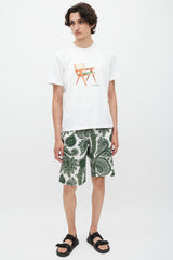 Casablanca White & Multicolour Chair Logo T-Shirt