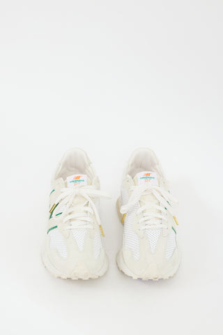 Casablanca X New Balance Cream & Multi 327 Sneaker
