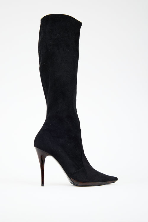 Casadei Suede Tall Boot