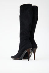 Casadei Suede Tall Boot