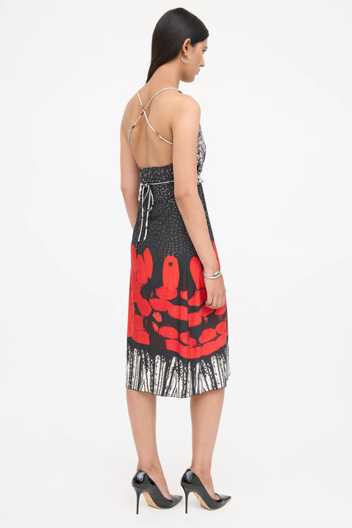 Roberto Cavalli Patterned Sleeveless Dress