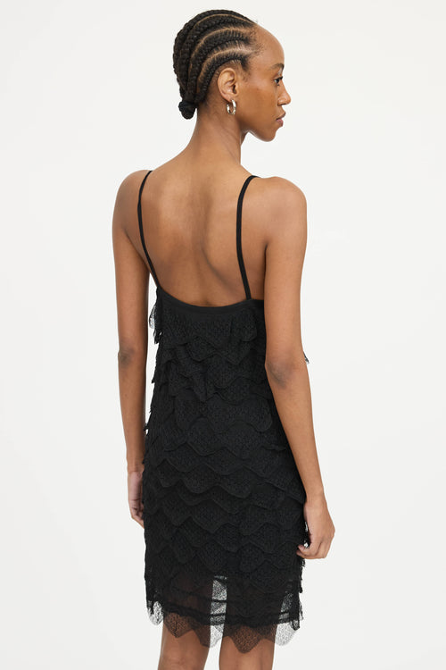Roberto Cavalli Knit Tiered Dress