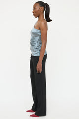 Roberto Cavalli Silk Asymmetrical Top