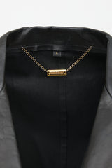 Roberto Cavalli Black Leather Jacket