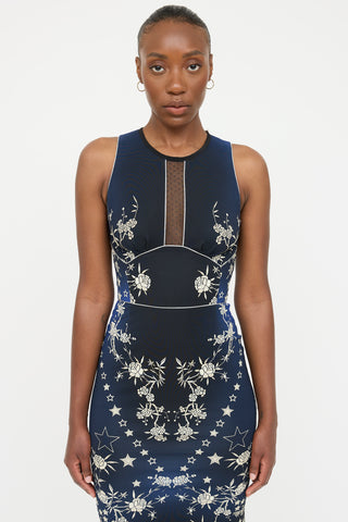 Roberto Cavalli Printed Sleeveless Dress