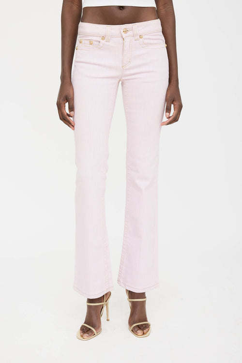 Roberto Cavalli Contrast Stitch Jean