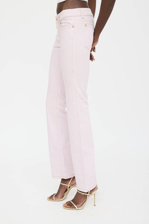 Roberto Cavalli Contrast Stitch Jean