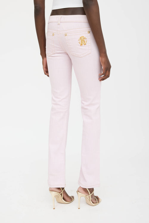 Roberto Cavalli Contrast Stitch Jean