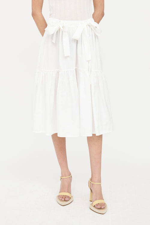 Cecilie Bahnsen Pleated Midi Skirt