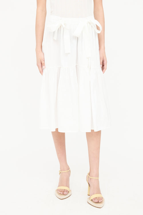 Cecilie Bahnsen Pleated Midi Skirt