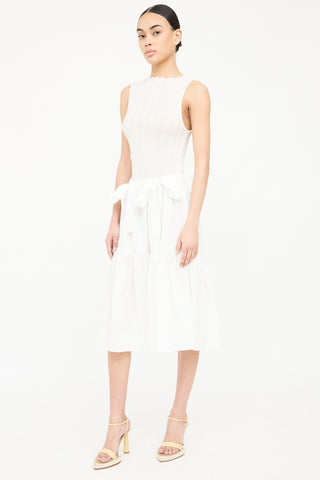 Cecilie Bahnsen Pleated Midi Skirt