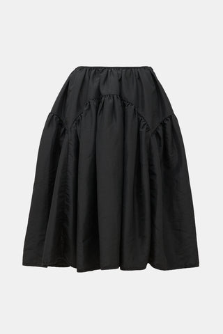 Cecilie Bahnsen Nylon Panelled Midi Skirt