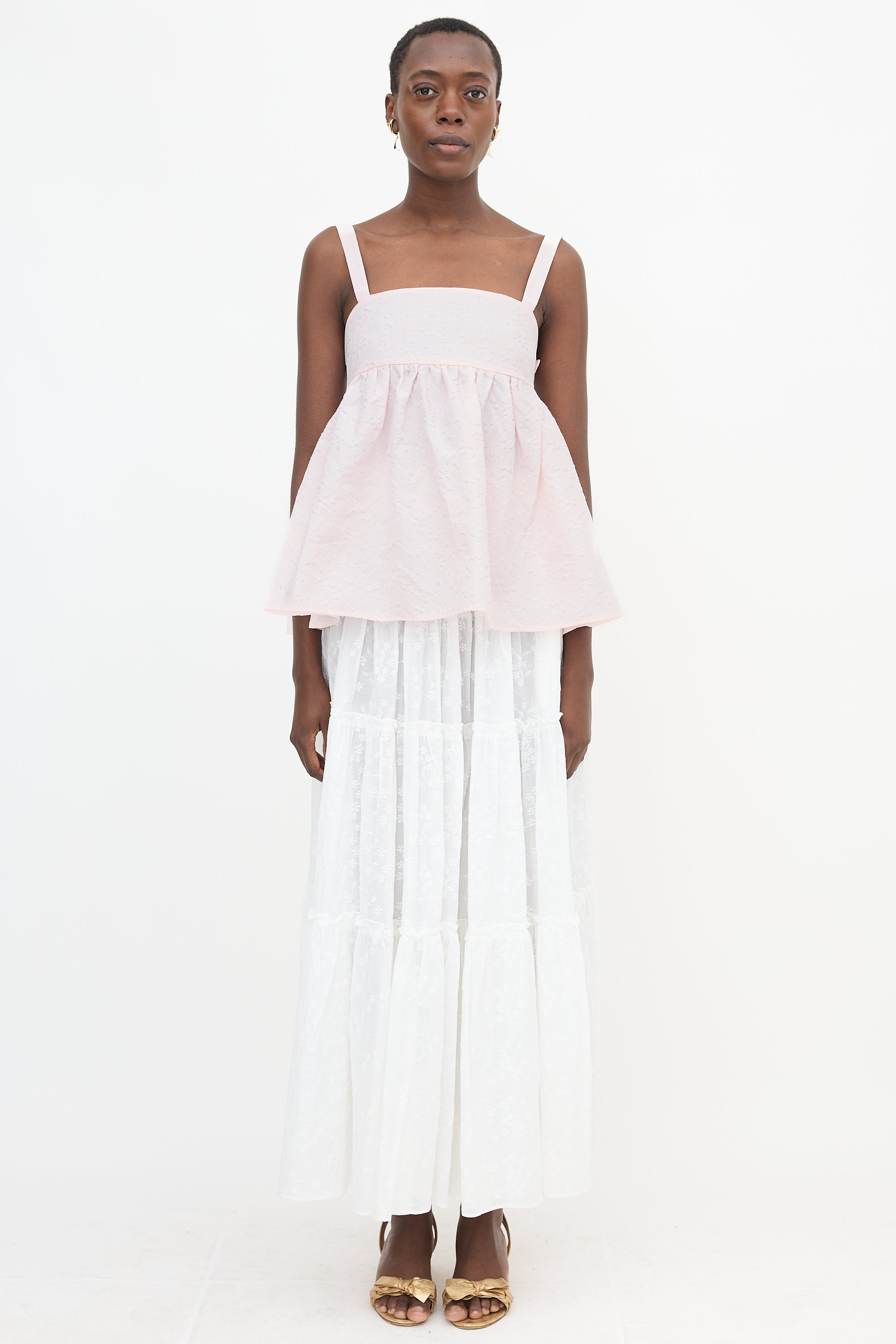 Cecilie Bahnsen // Cloque Tie Top – VSP Consignment