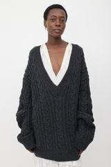Cecilie Bahnsen Oversized Merino Wool Sweater