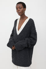Cecilie Bahnsen Oversized Merino Wool Sweater