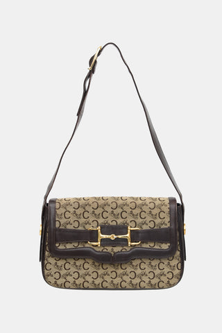 Celine 1970s C Sulky Buckle Bag
