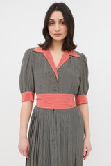 Celine 1980s Polka Dot Dress