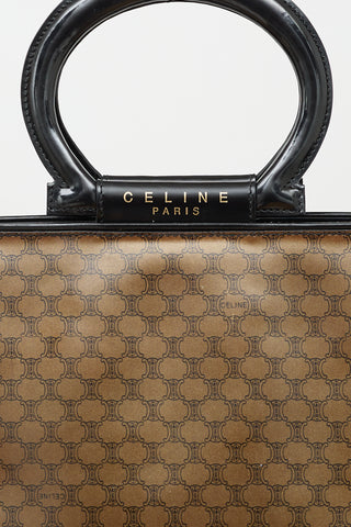Celine 1998 Vinyl Monogram Macadam Tote Bag