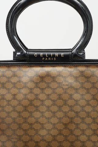 Celine 1998 Vinyl Monogram Macadam Tote Bag