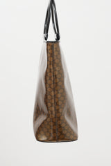 Celine 1998 Vinyl Monogram Macadam Tote Bag