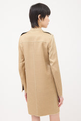 Celine 2000s Silk & Wool Printed Dress