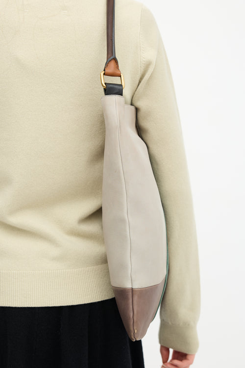 Celine 2010 Leather Racer Stripe Bag