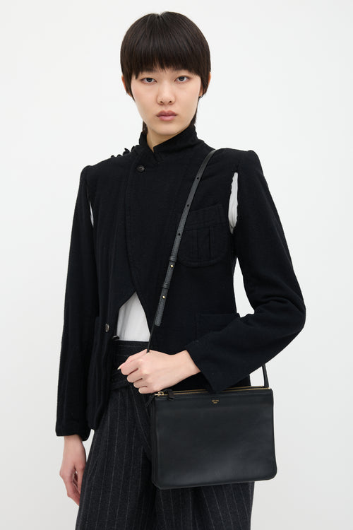 Celine 2012 Leather Medium Trio Bag
