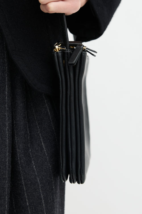 Celine 2012 Leather Medium Trio Bag