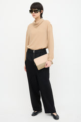 Celine 2012 Leather Two Tone Clutch Bag