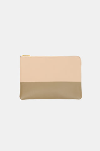 Celine 2012 Leather Two Tone Clutch Bag