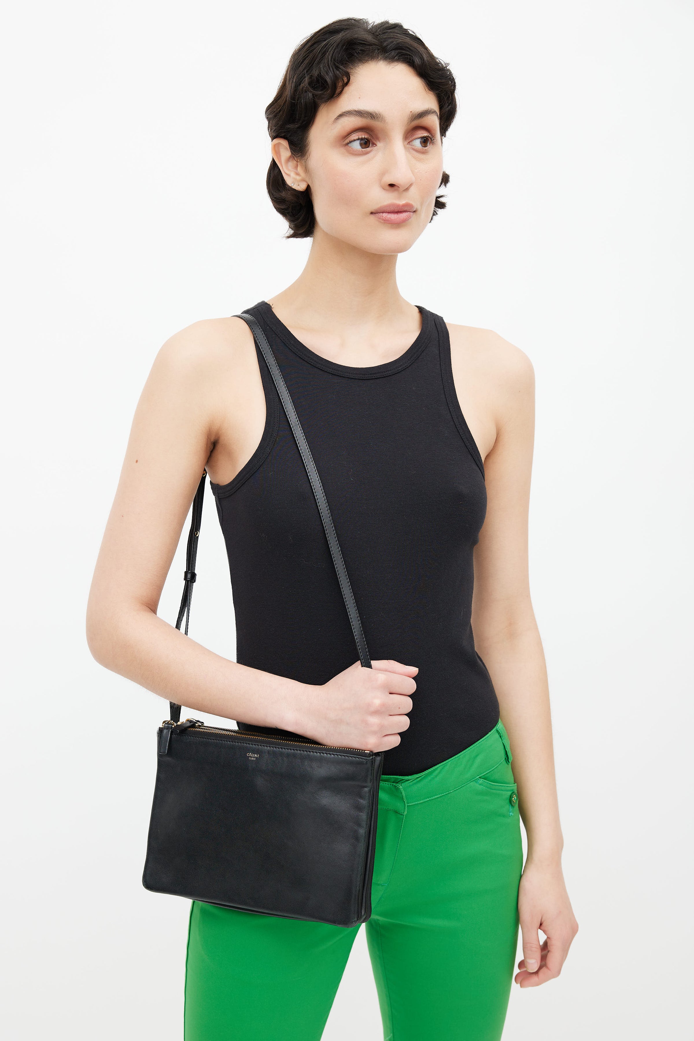 Celine // Black Mini Belt Bag – VSP Consignment