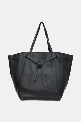 Celine 2013 Leather Cabas Phantom Tie Tote