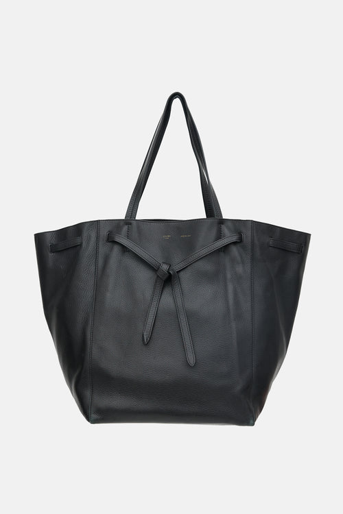Celine 2013 Leather Cabas Phantom Tie Tote