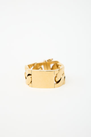 Celine 2013 Curb Chain Plate Bracelet
