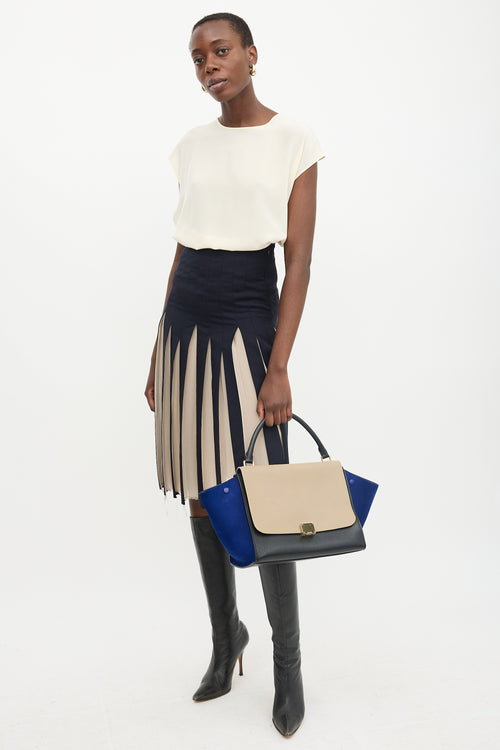 Celine 2013 Leather Medium Trapeze Bag