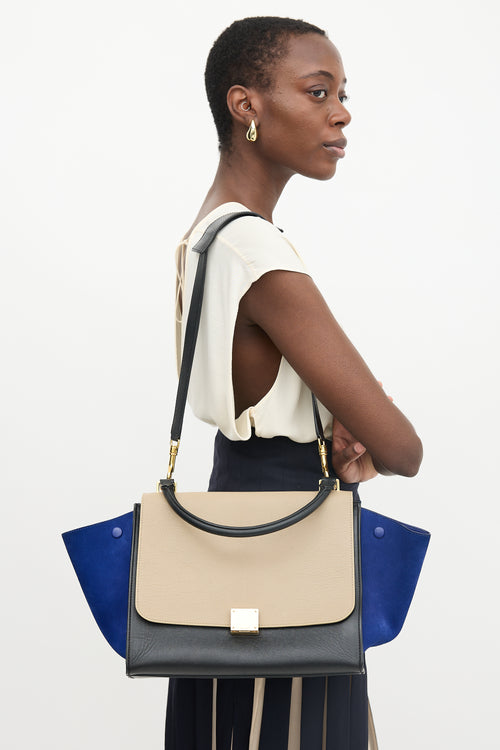 Celine 2013 Leather Medium Trapeze Bag