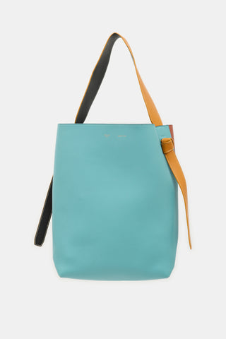 Celine 2015 Leather Twisted Cabas Bag