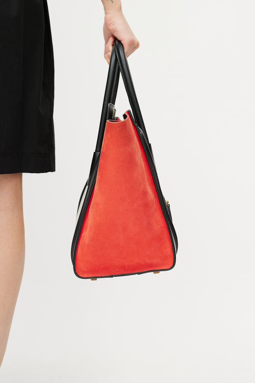 Celine 2015 Multicolour Mini Luggage Tote Bag
