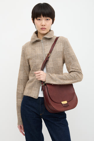 Celine 2015 Leather Small Trotteur Crossbody Bag