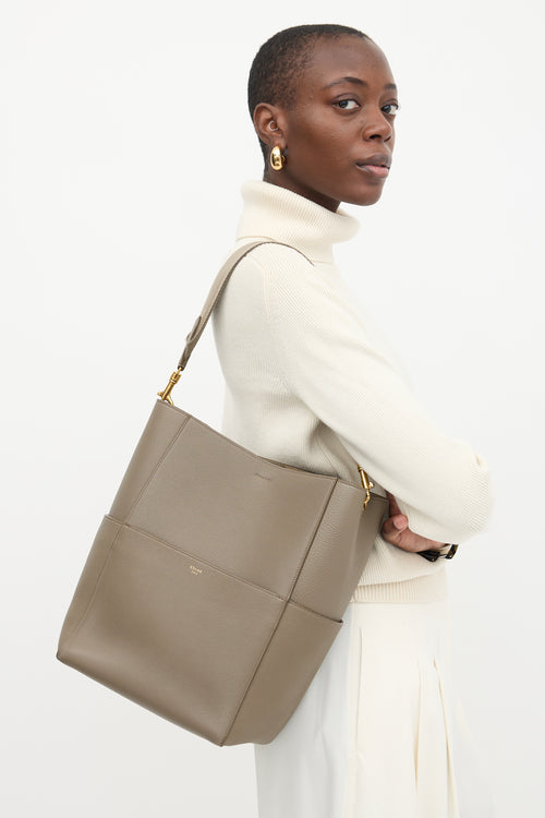 Celine 2016 Leather Seau Sangle Bag