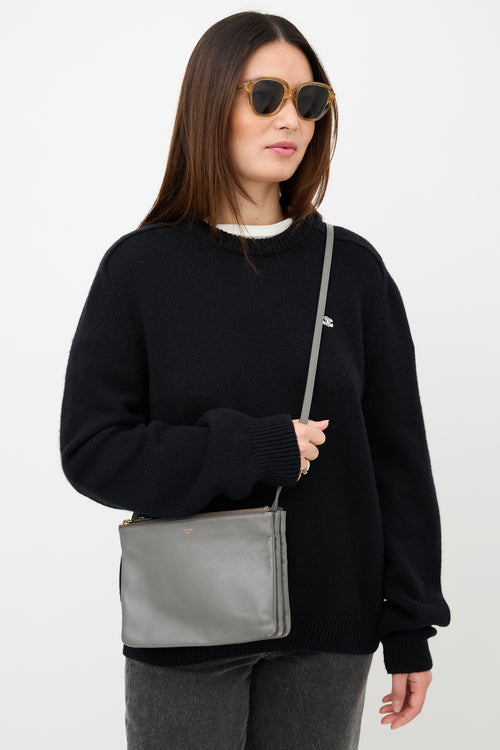 Celine 2016 Leather Trio Crossbody Bag