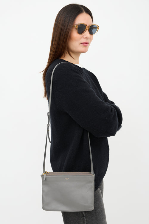 Celine 2016 Leather Trio Crossbody Bag