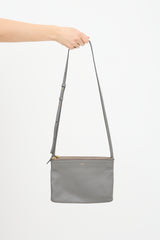 Celine 2016 Leather Trio Crossbody Bag